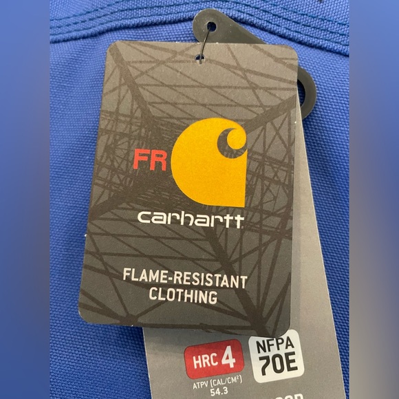Carhartt Flame Resistance Duck Hood Quilt Lined OFA NEW NWT - Picture 3 of 8